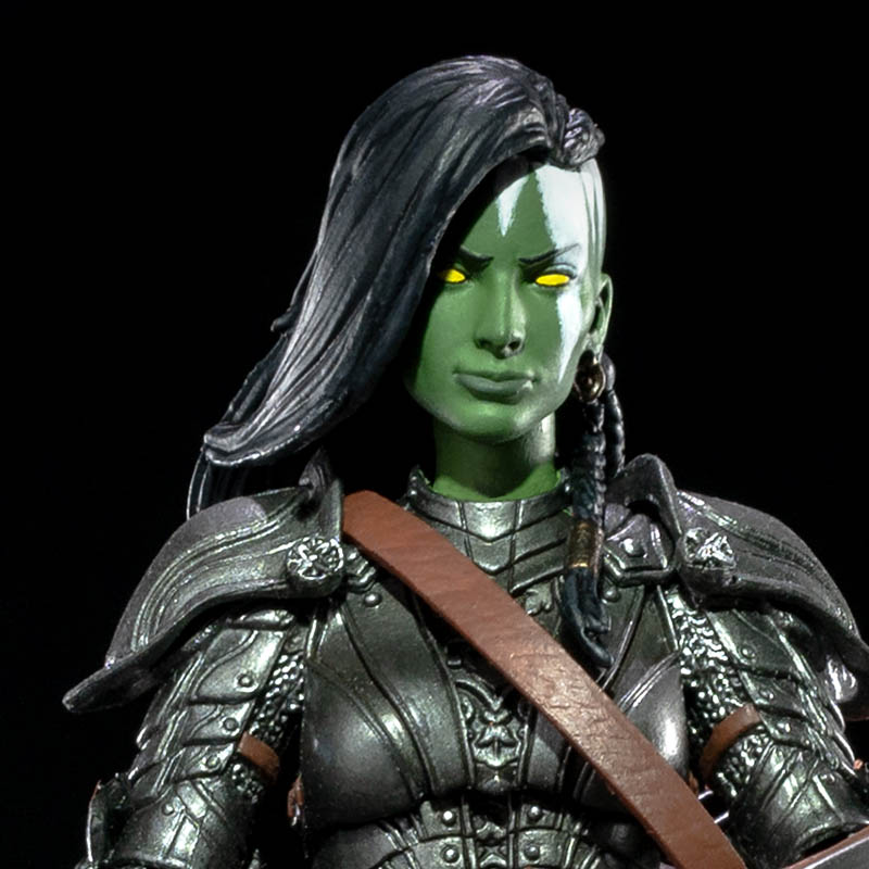 Deluxe Female Orc Builder Mythic Legions figure