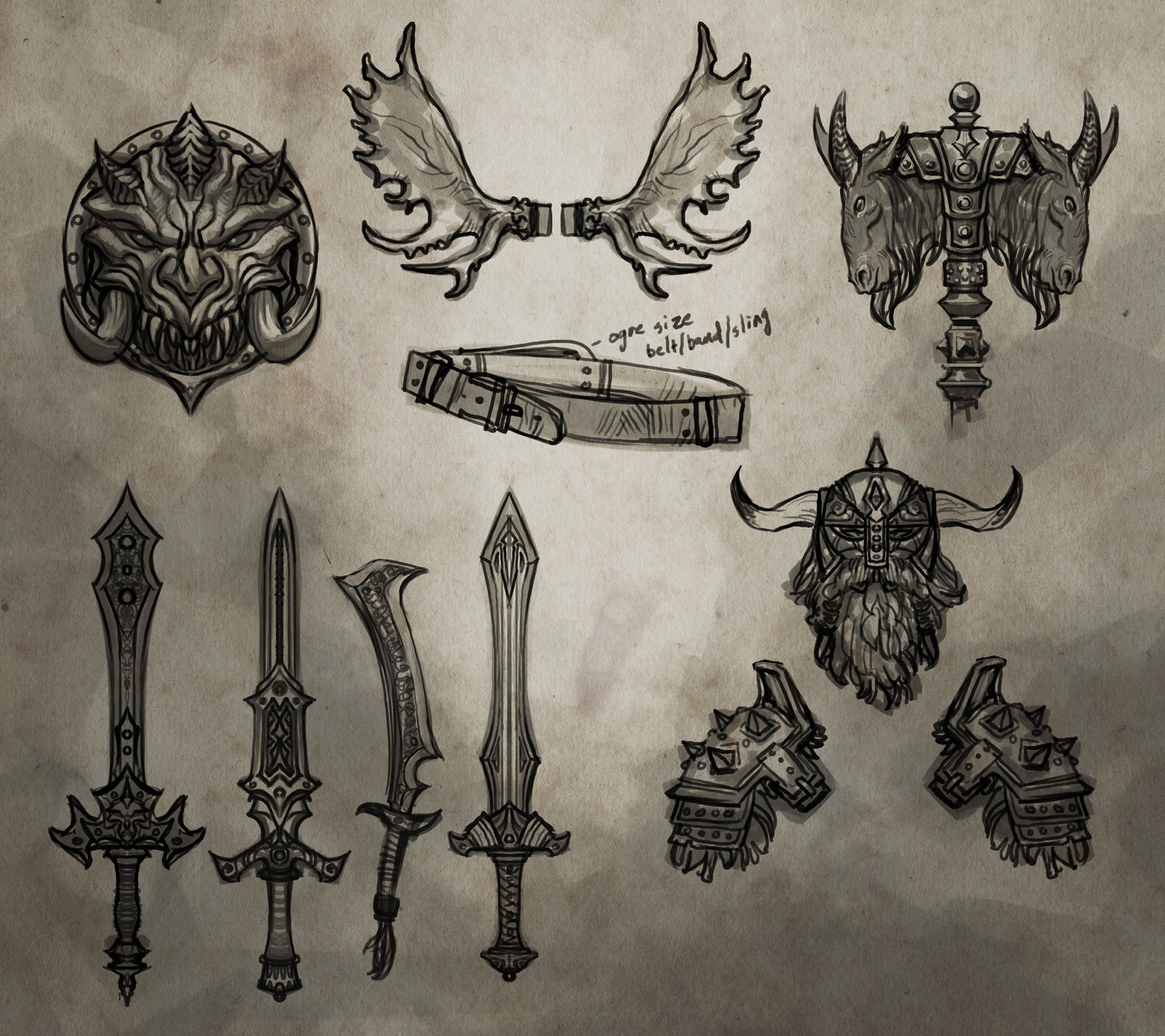 Deluxe Legion Builder ogre-scale accessories kit