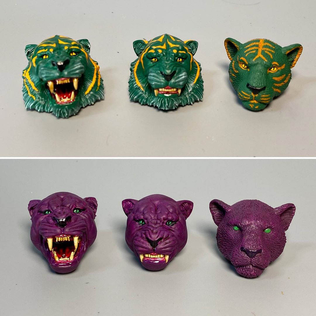 3D sculpted pieces from Planetary Dog Toys, custom work by Nikki Nikole Chaney