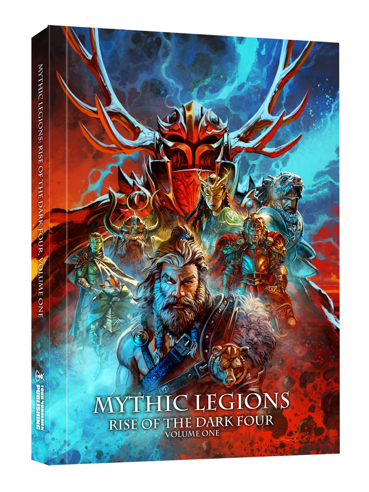 Mythic Legions Rise of the Dark Four book