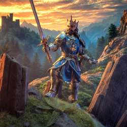 Mythic Legions King Arthur figure