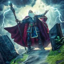 Mythic Legions Merlin figure