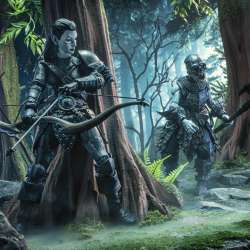 Mythic Legions Ghost Elves figure