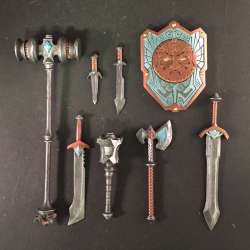 Mythic Legions Dwarf Weapons figure