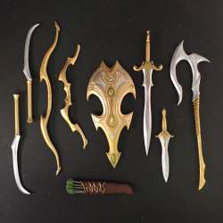 Mythic Legions Elf Weapons figure