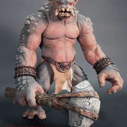 Mythic Legions Stone Troll figure