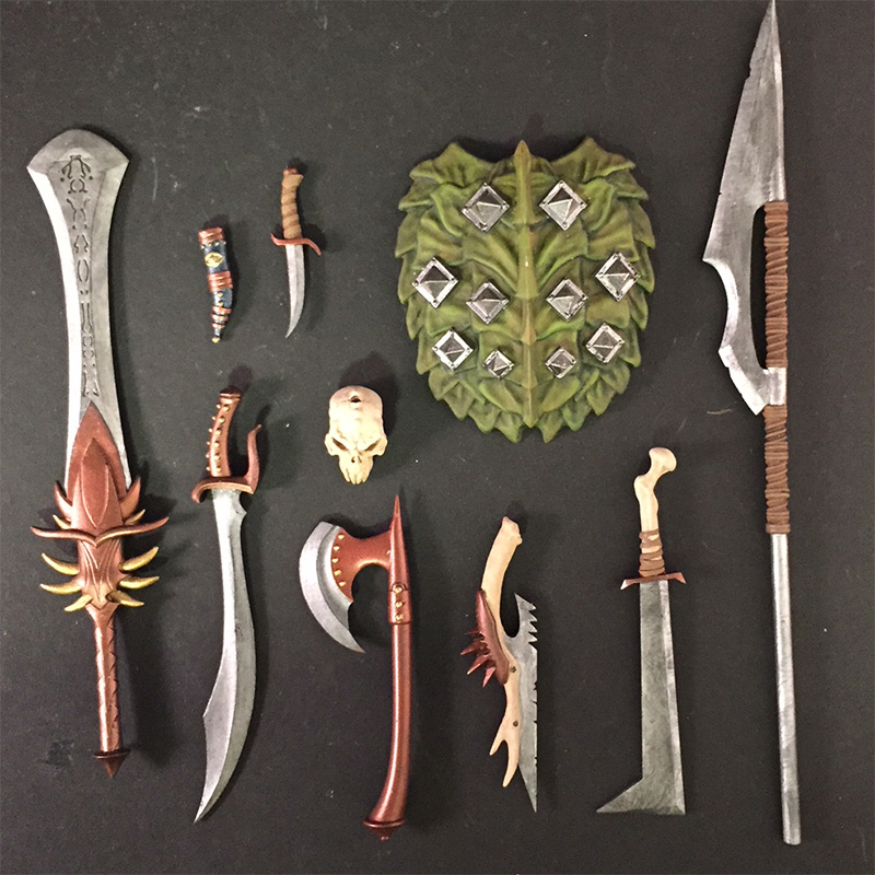 Dark Forces Weapons Mythic Legions figure.