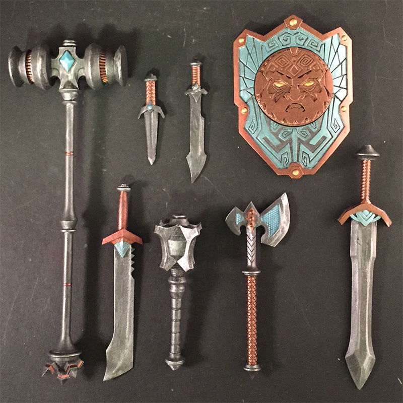 Dwarf Weapons Mythic Legions figure