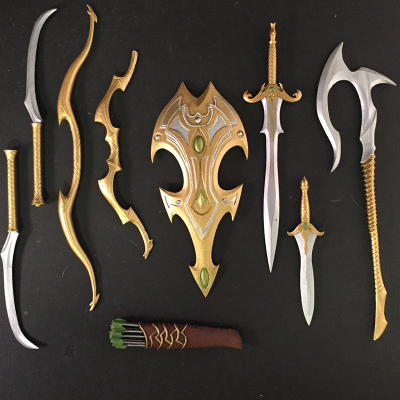 Elf Weapons Mythic Legions figure.