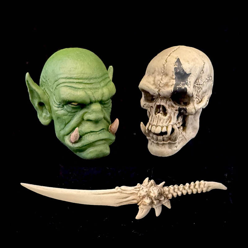 Enemy Head Pack Mythic Legions figure