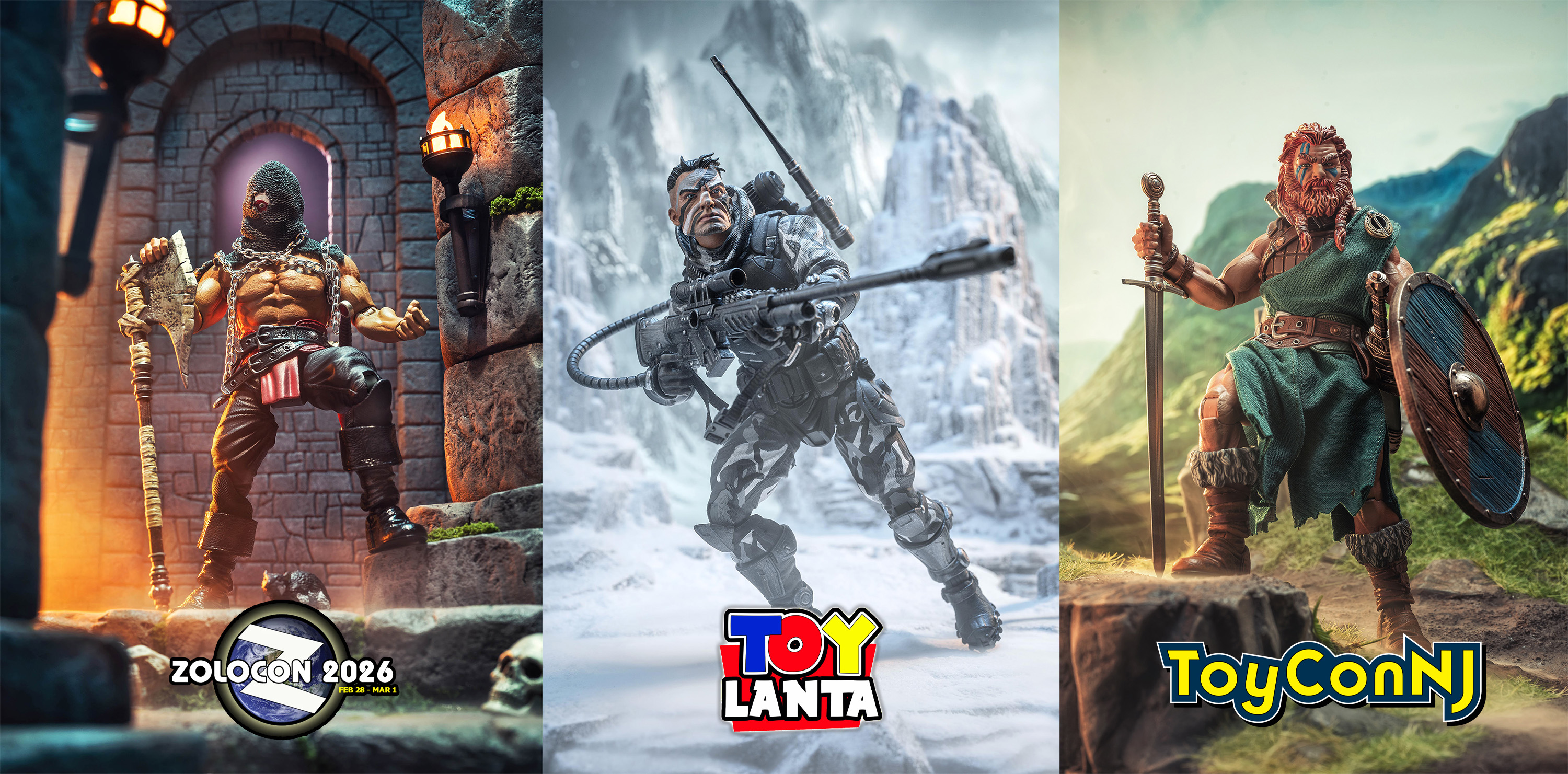 Show figures from Four Horsemen Studios