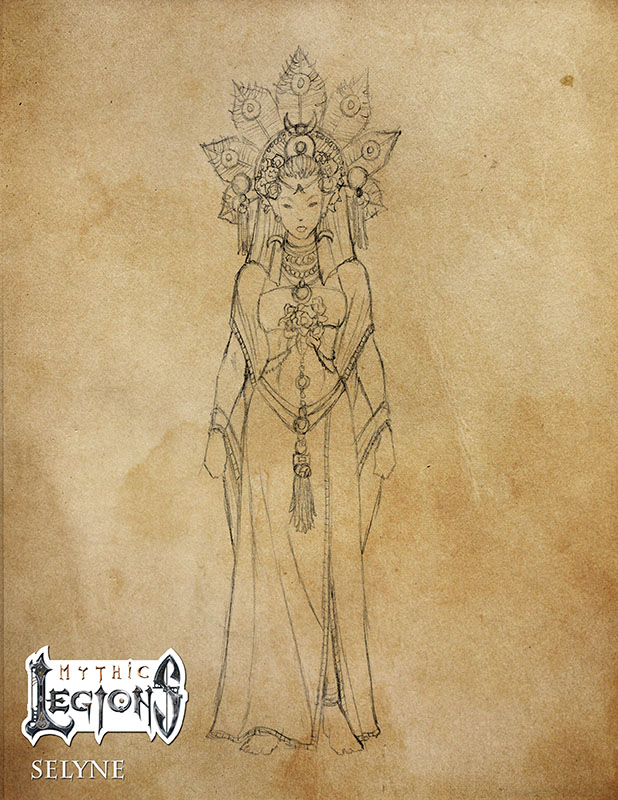 Selyne Mythic Legions concept art